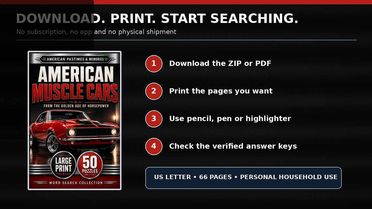 How to download, print, and use the word searches