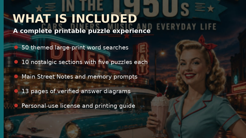 What is included in Main Street America in the 1950s